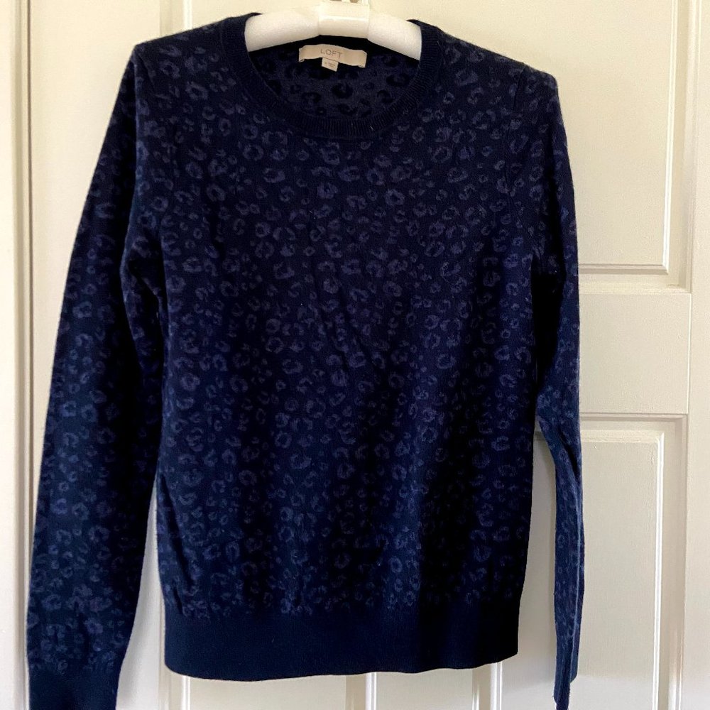 Animal print sweater
